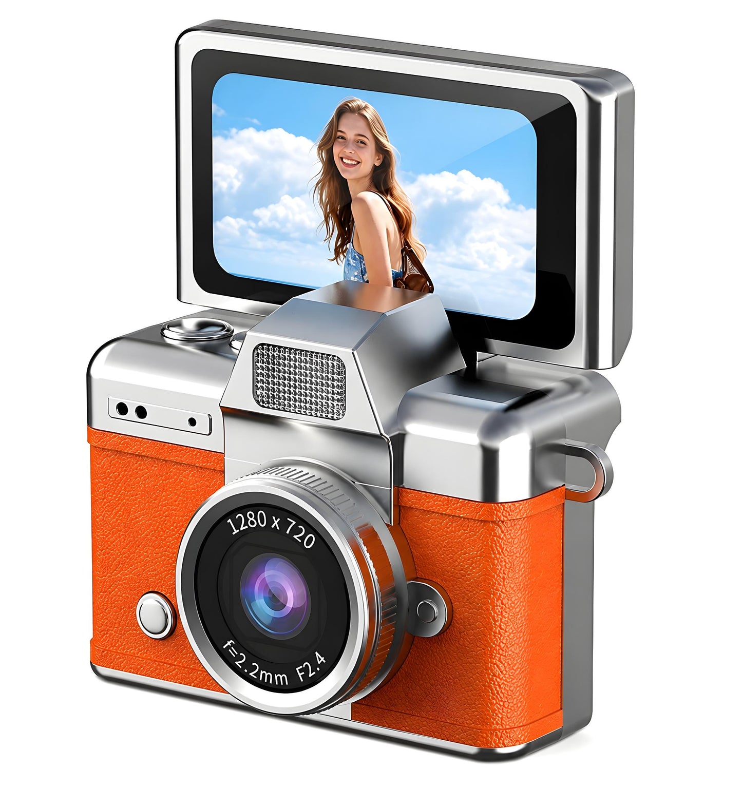 Charm Camera® - Dönen Ekranlı Mini Kamera
