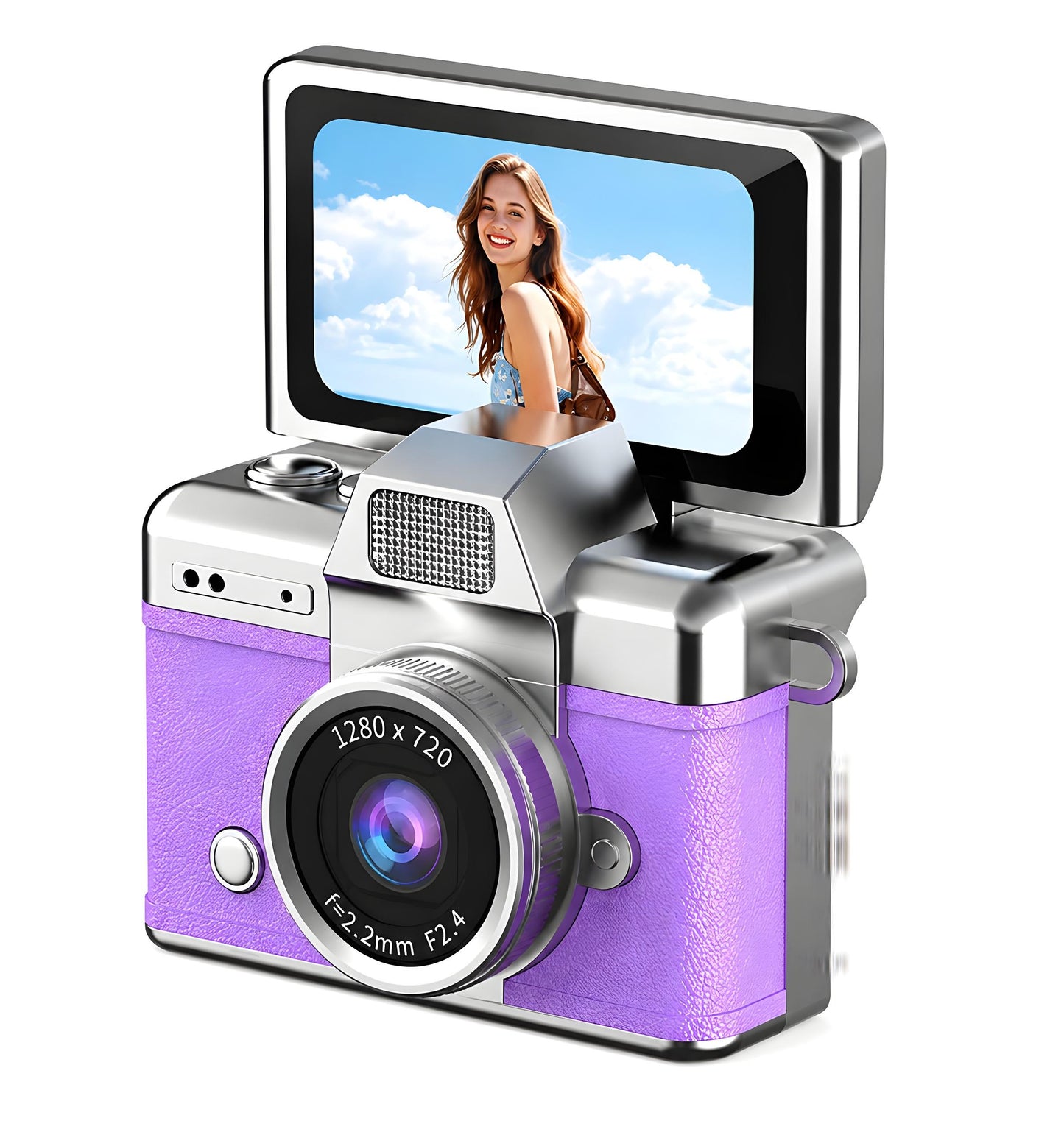Charm Camera® - Dönen Ekranlı Mini Kamera