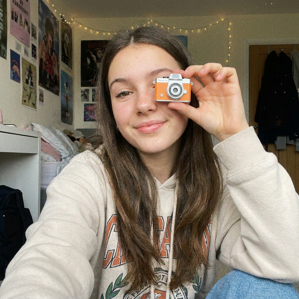 Charm Camera® - Dönen Ekranlı Mini Kamera