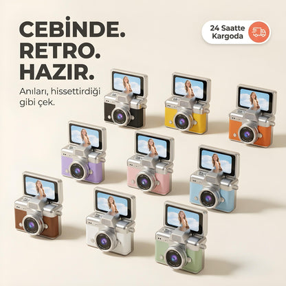 Charm Camera® - Dönen Ekranlı Mini Kamera